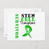 Survivor - Stem Cell Transplant Briefkaart (Voorkant / Achterkant)