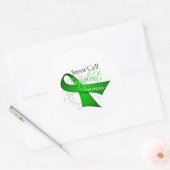 Survivor - Stem Cell Transplant Ronde Sticker (Envelop)