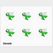 Survivor - Stem Cell Transplant Ronde Sticker (Vel)