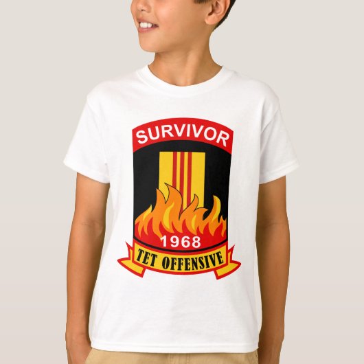 Survivor - Tet Offenant - 1968 T-shirt (Voorkant)