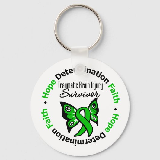 Survivor Traumatic Brain Injury v2 Sleutelhanger (Voorkant)