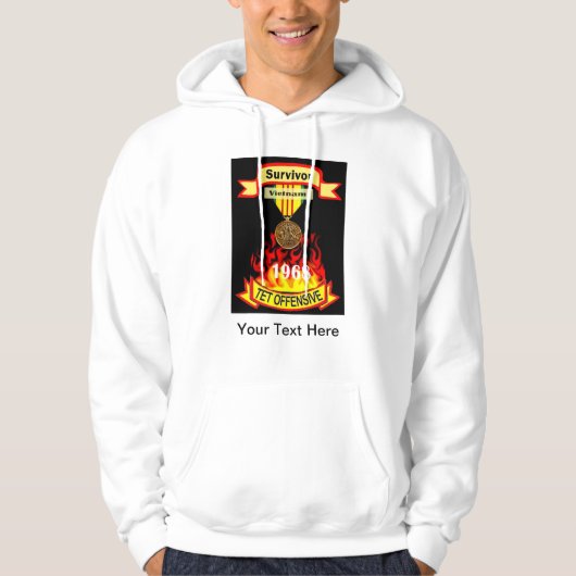 Survivor Vietnam Tet Offenant Hoodie (Voorkant)