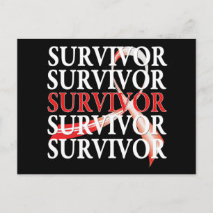 Survivor Whimsical Collage Orale Kanker Briefkaart