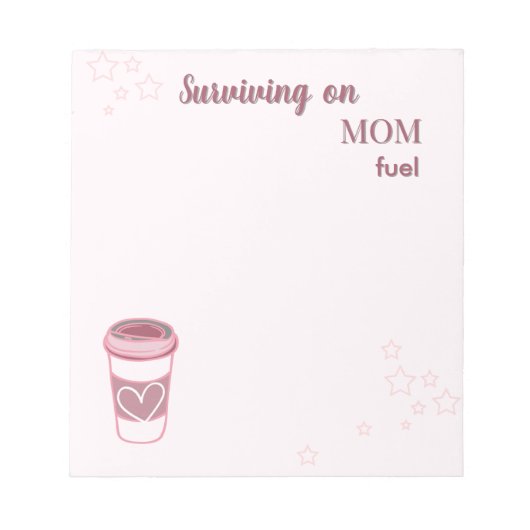 Survivre sur le Bloc-notes de carburant de maman (Devant)
