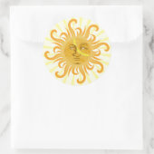 Suryadev: De zon Ronde Sticker (Tas)
