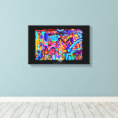 Sus Canvas Afdruk (Insitu (Houten vloer))