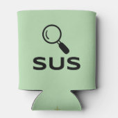 SUS Koelbox - Verdachte Vibes voor ijzige Drinken Blikjeskoeler (Achterkant)