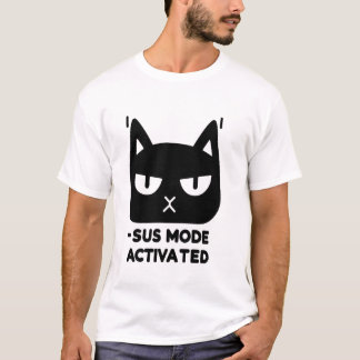 Sus-modus geactiveerd – de ultieme verdachte kat t-shirt