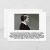 Susan B. Anthony - feminist Briefkaart (Voorkant / Achterkant)