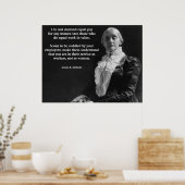 Susan B. Anthony Poster (Keuken)