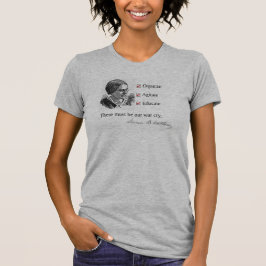Susan B. Anthony Quote War Cry Fited T-Shirt