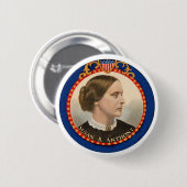 Susan B. Anthony Ronde Button 5,7 Cm (Voorkant /achterkant)