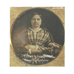 Susan B Anthony Wijsheid Citaat Cadeaus & Kaarten Notitieblok