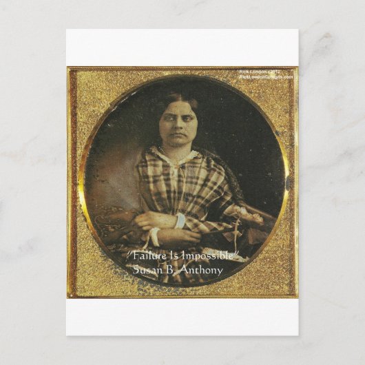 Susan B Anthony Wisdom Quote Gifts & Kaarten (Voorkant)