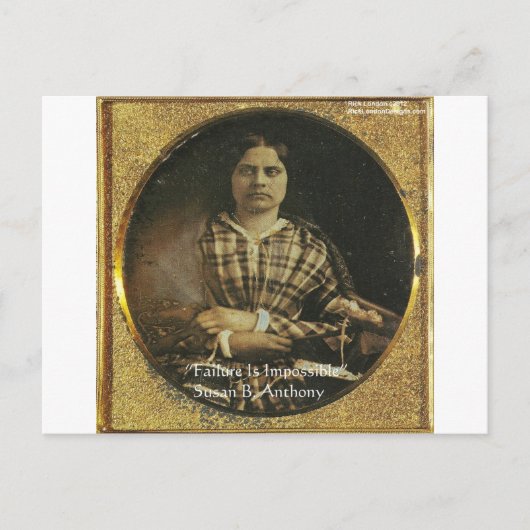Susan B Anthony Wisdom Quote Gifts & Kaarten (Voorkant)