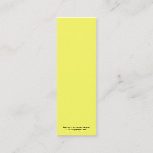 Susan Bladwijzer Mini Visitekaartje (Achterkant)