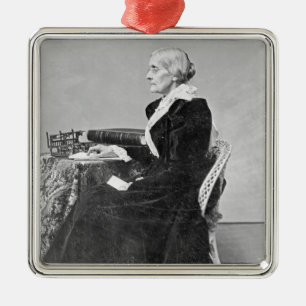 Susan Brownell Anthony Metalen Ornament