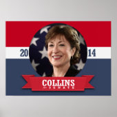 SUSAN COLLINS CAMPAIGN POSTER (Voorkant)