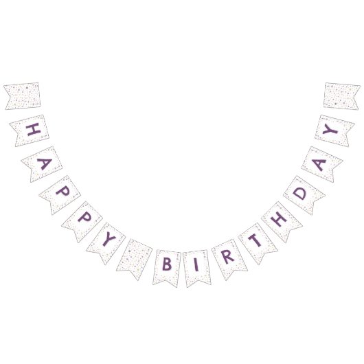 Susan Confetti Aquarelle Dots Bunt Drapeau (Tout)