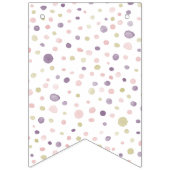 Susan Confetti Aquarelle Dots Bunt Drapeau (Premier drapeau)