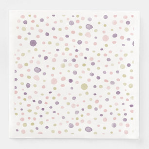 Susan Confetti Waterverf Stippen Papier servet