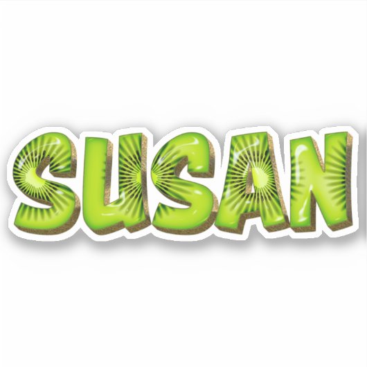 Susan Kiwi Design Autocollant (Devant)