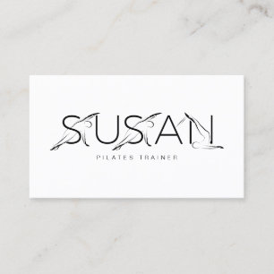SUSAN Name Pilates Instructor Visitekaartje