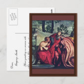Susanna by Veronese Paolo (beste kwaliteit) Briefkaart (Voorkant / Achterkant)