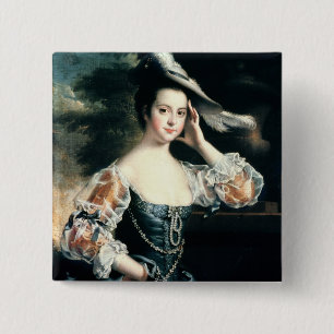 Susanna Hope Vierkante Button 5,1 Cm