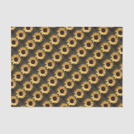 Susan's Sunflower Tissuepapier (Voorkant)
