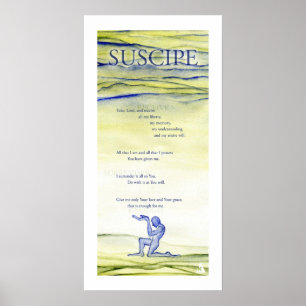Suscipe (gebed van St. Ignatius) Poster