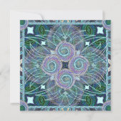 Susea Blu Studios Feather Mandela Carte (Devant)