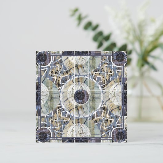 Susea Blu Studios Lightning Carte Mandela (Debout devant)