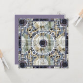 Susea Blu Studios Lightning Carte Mandela (Devant/Arrière en situation)