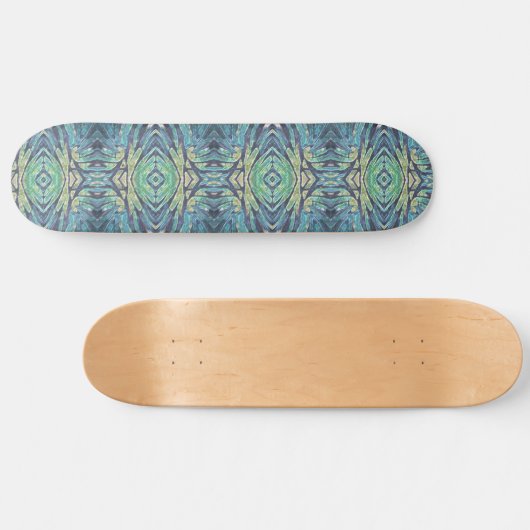 Susea Blu Studios Peacock Skateboard Deck (Horizontaal)