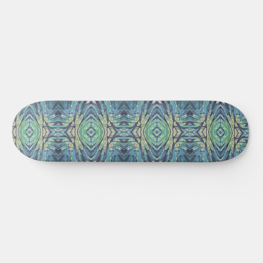Susea Blu Studios Peacock Skateboard Deck (Horz)