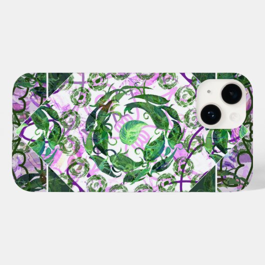 Susea Blu Studios Tuin iPhone Case (Achterkant (horizontaal))