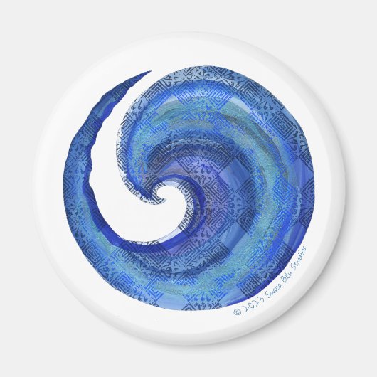 Susea Blu Studios Water Magnet (Devant)