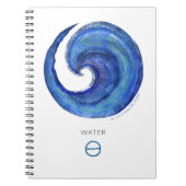 Susea Blu Studios Water Symbole Carnet (Devant)