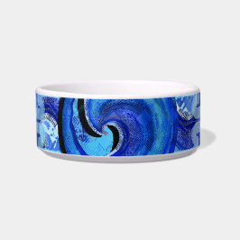 Susea Blu Studios Wave Pet Bowl Voerbakje