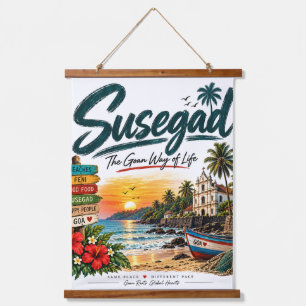 Susegad — De Goanese Levensstijl Hangend Wandkleed