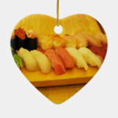 Sushi 寿 司 keramisch ornament (Achterkant)
