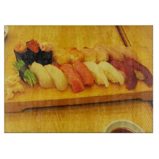 Sushi 寿 司 snijplank (Voorkant)