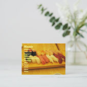 Sushi 寿 司 visitekaartje (Staand voorkant)