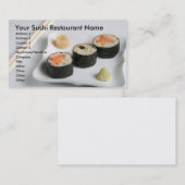 Sushi 1 carte de visite (Devant / Derrière)
