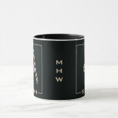 Sushi aangepaste monogram mokken (Midden)