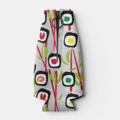 Sushi achtergrond flesjeskoeler (Achterkant)