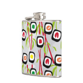 Sushi achtergrond heupfles (Links)