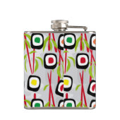 Sushi achtergrond heupfles (Achterkant)