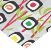 Sushi achtergrond tafelkleed (Gekanteld)